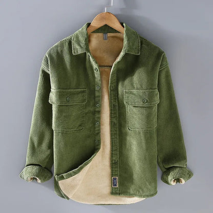Callum – Camicia in Velluto a Coste Calda e Confortevole