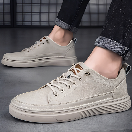 Damion - Scarpe da Ginnastica Classiche in Pelle per Uomo