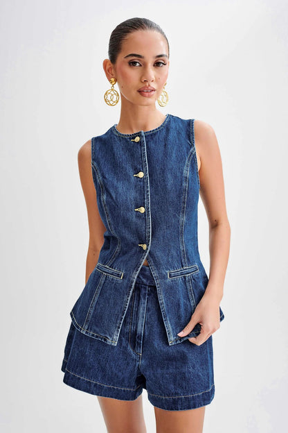 DenimDream - Completo Top Senza Maniche e Jeans
