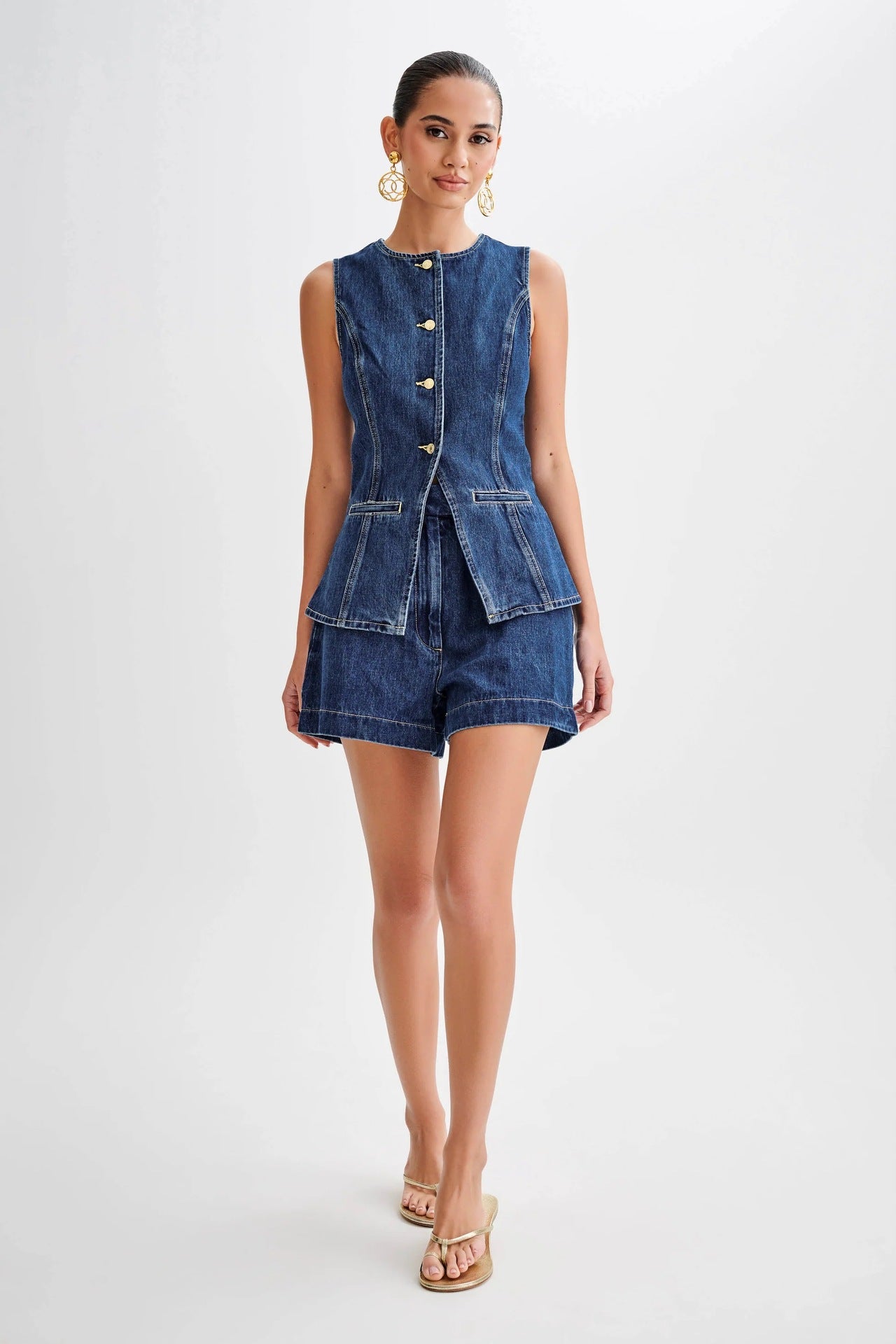 DenimDream - Completo Top Senza Maniche e Jeans