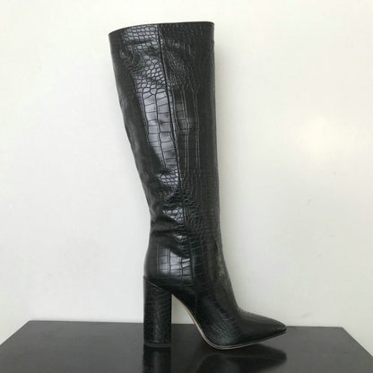 PowerWalk - Stivali con Pattern Crocodile Senza Tempo
