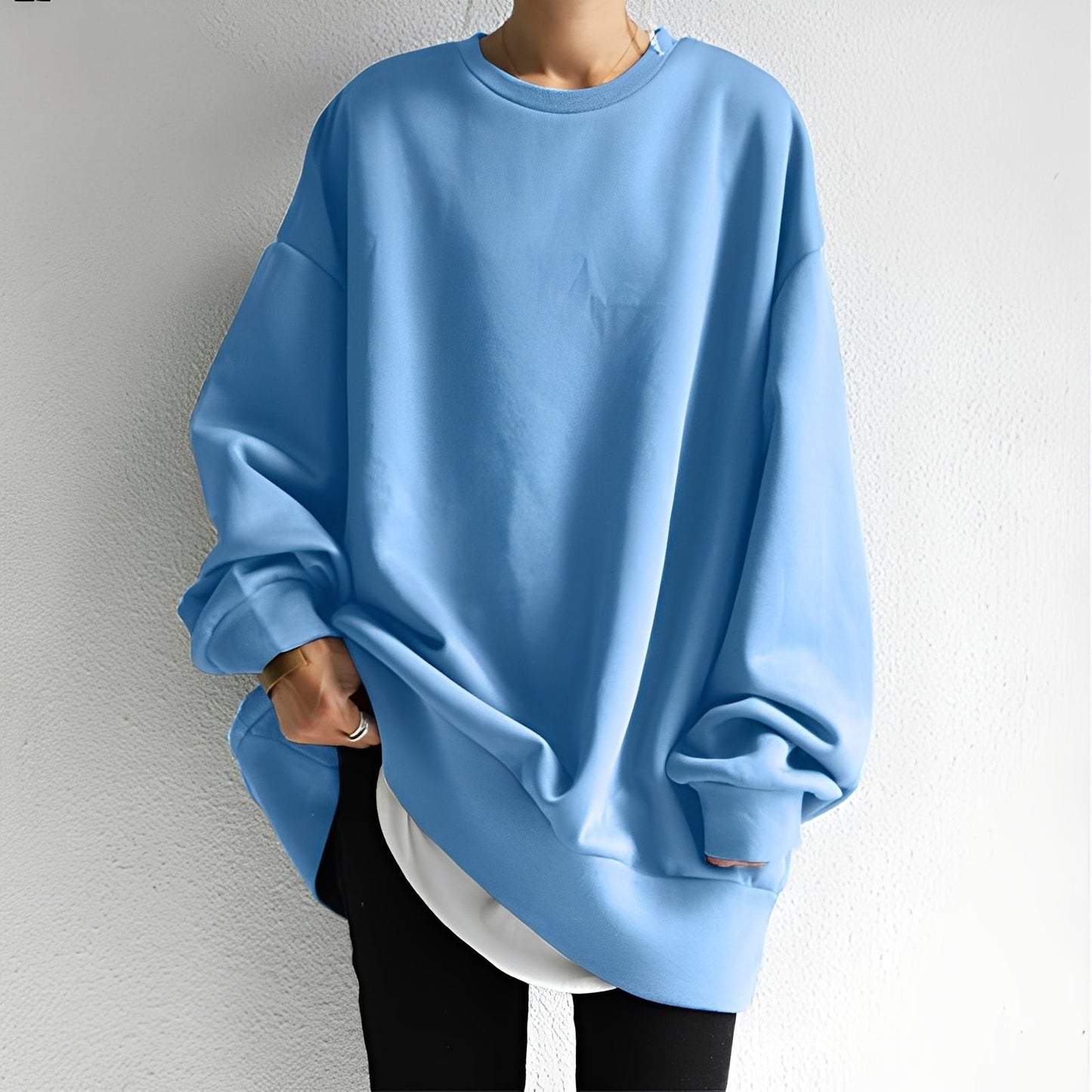 Jemima - Pullover morbido con spalle abbassate per donne
