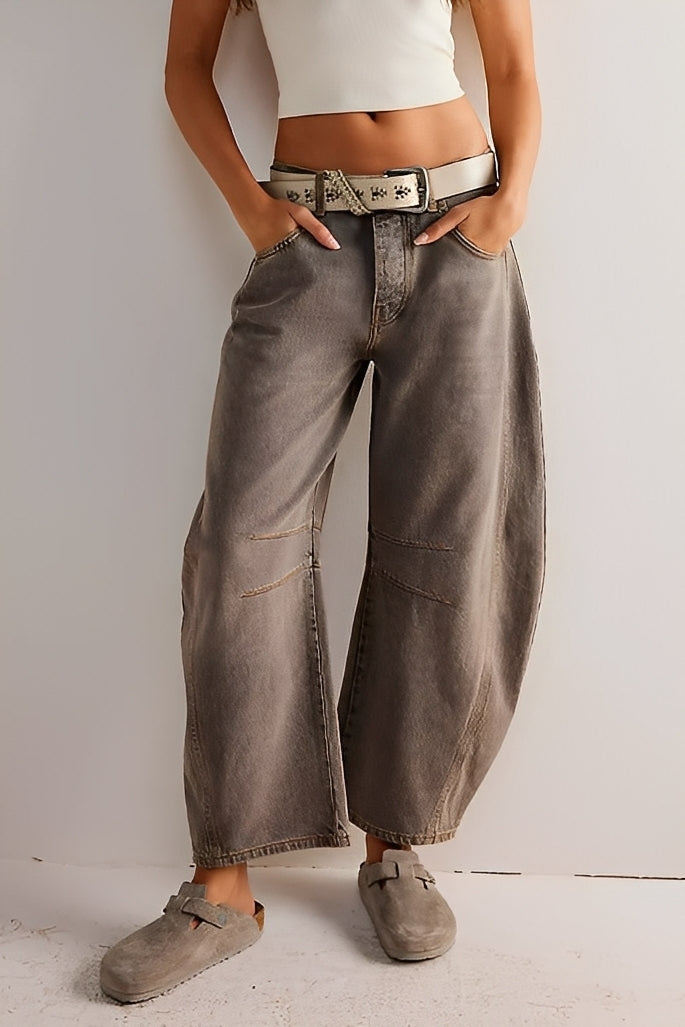 Jocelyn - Jeans larghi casual per donne