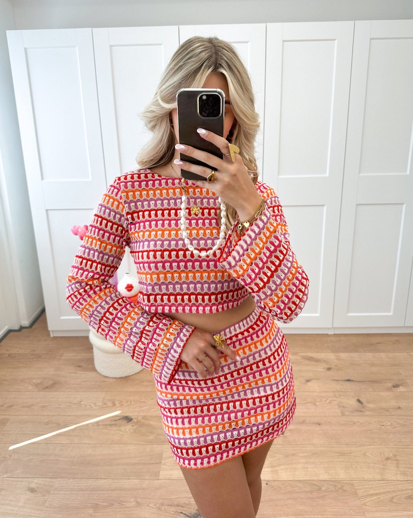 Giada – Completo Crop Top e Minigonna