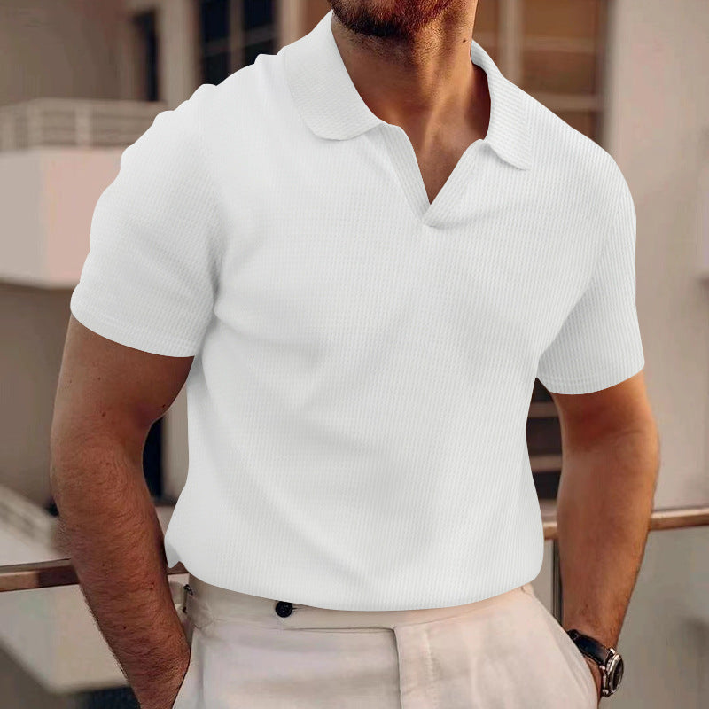 David - Polo Leggera a Nido d'Ape per Uomo