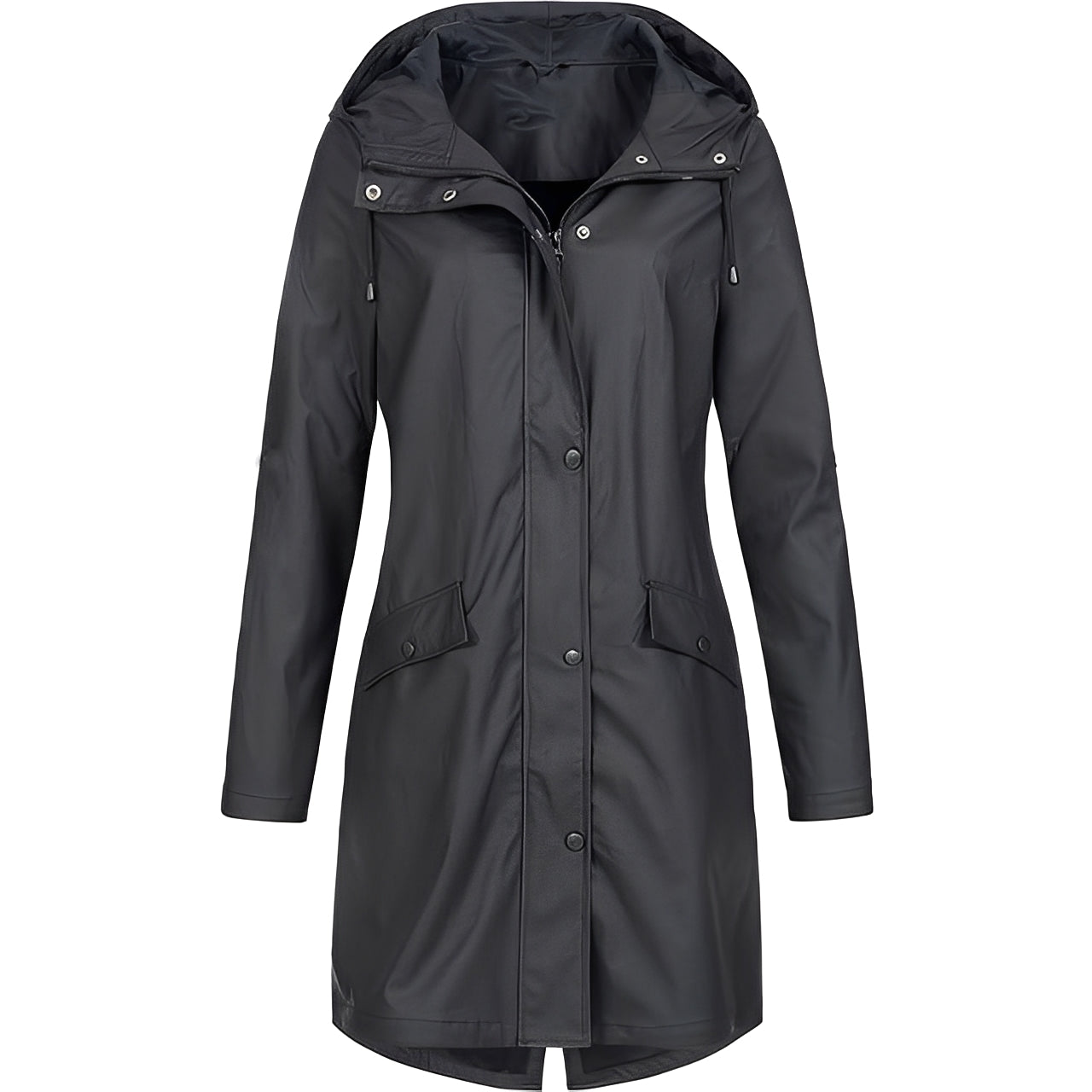 Jessica - Lungo cappotto impermeabile versatile per donne