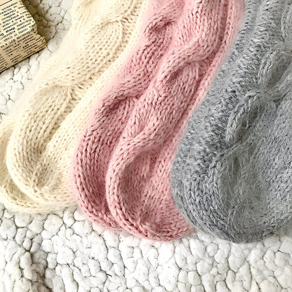 Dorothy - Calze calde di lana a maglia per donne