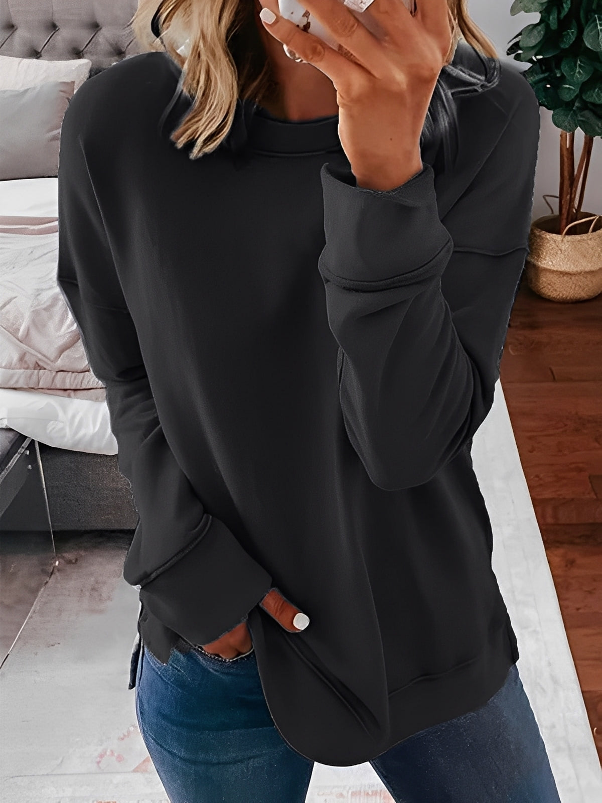 Charnette - Maglione comodo e classico per donne