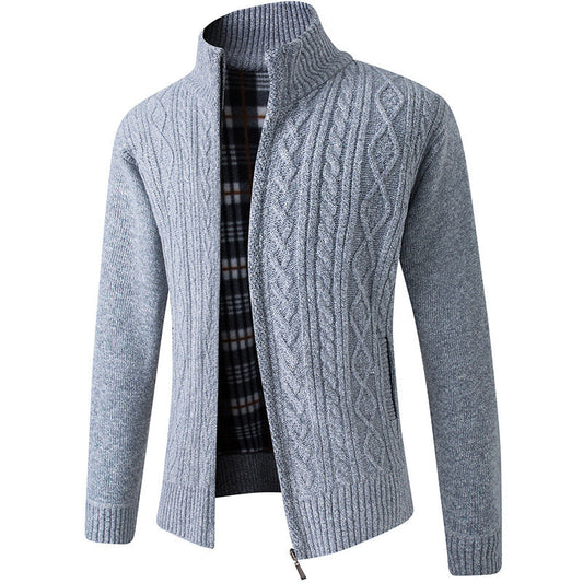 Jeffery - Cardigan da Uomo in Velluto Elegante