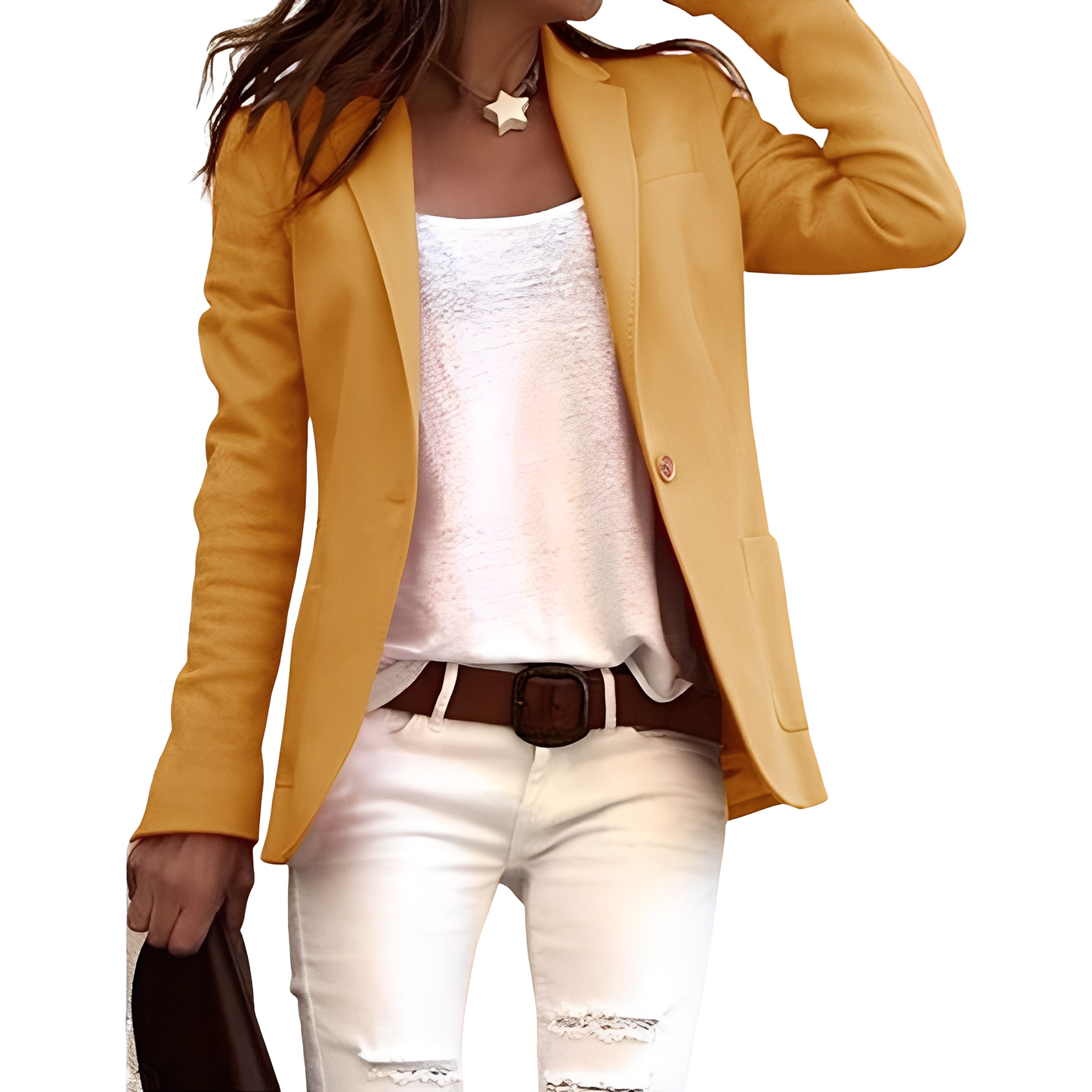 Heather - Giacca casual con risvolti per donne
