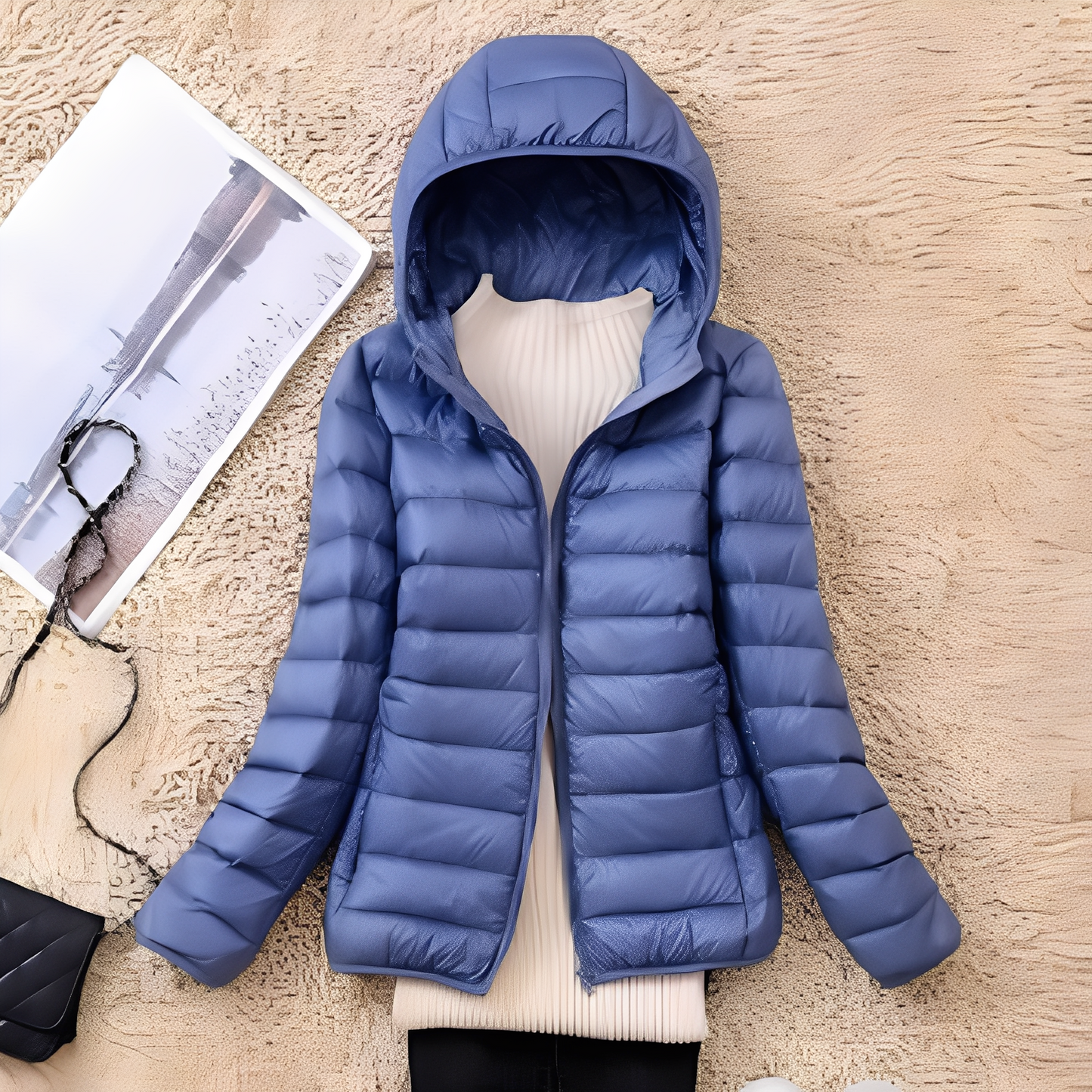 Lyndsay - Giacca casual e leggera in piuma per donna