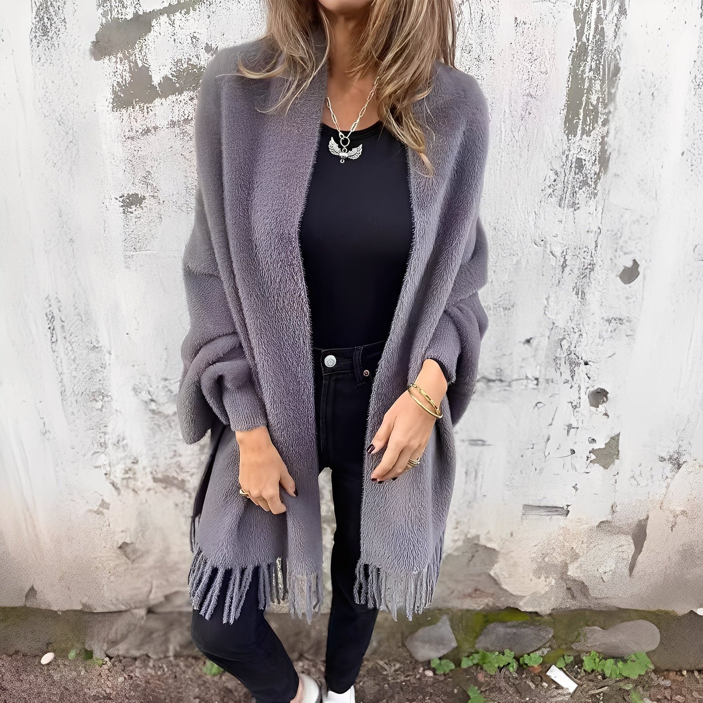 Bethney - Elegante giacca a maglia morbida per donne