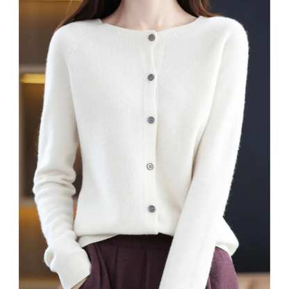 Kyla - Cardigan in Merino di Lusso e Comfort