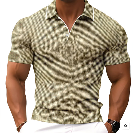 Florence - Polo casual con bottoni da uomo