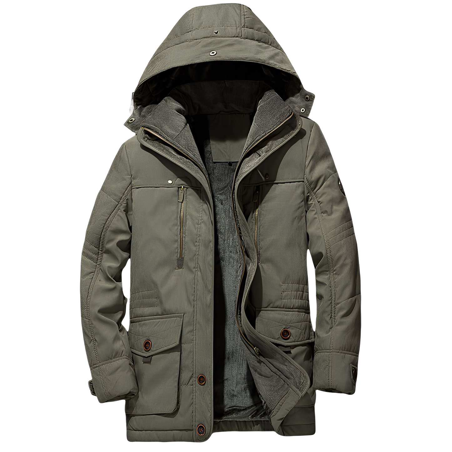 Tyrone - Giacca uomo calda e spessa con cappuccio