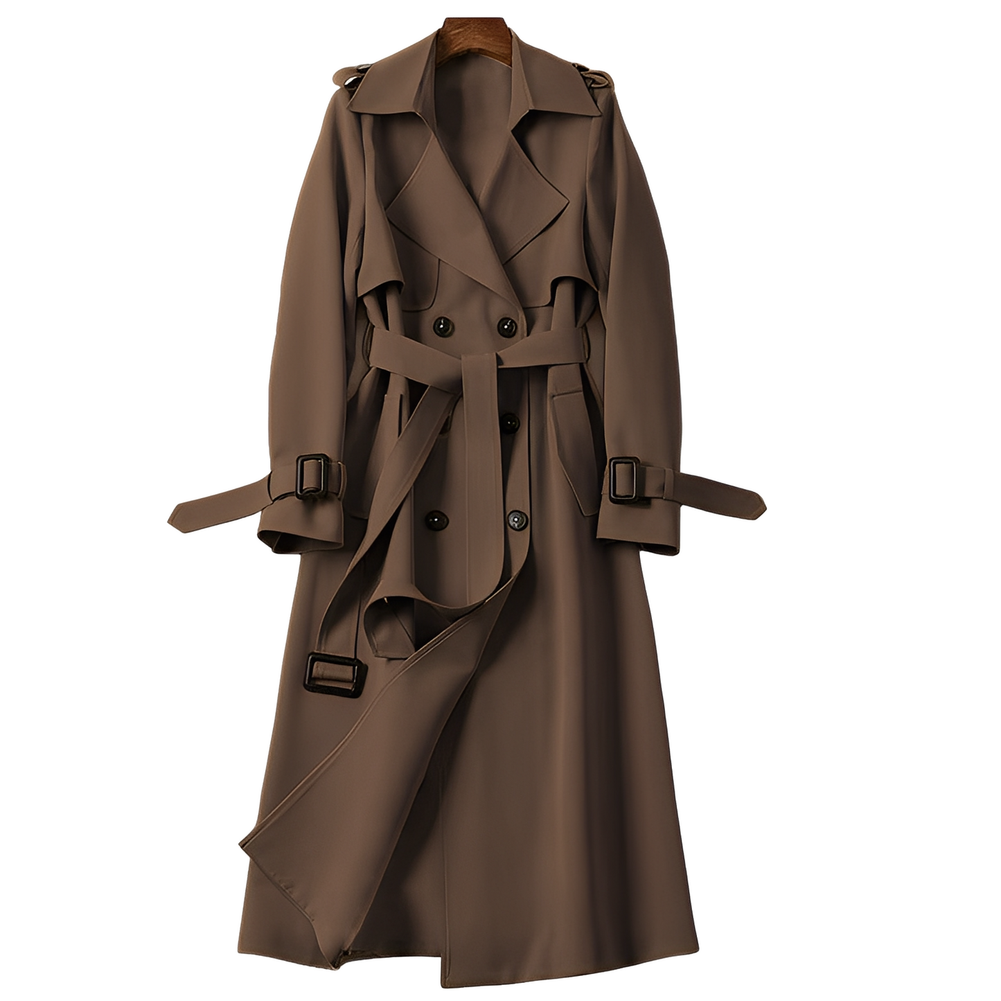 Patricia - Soprabito Trench Elegante con Bottoni per Donne