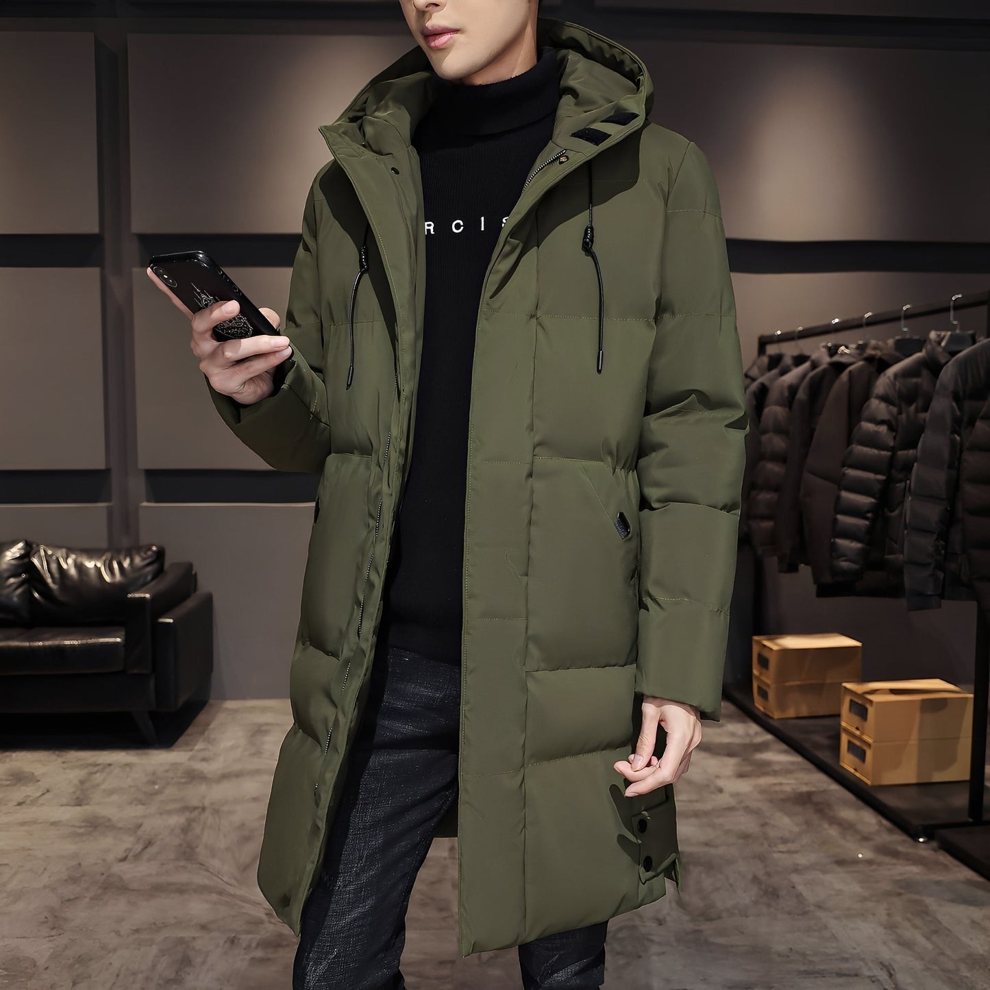 Bryan - Parka elegante e spesso per uomini