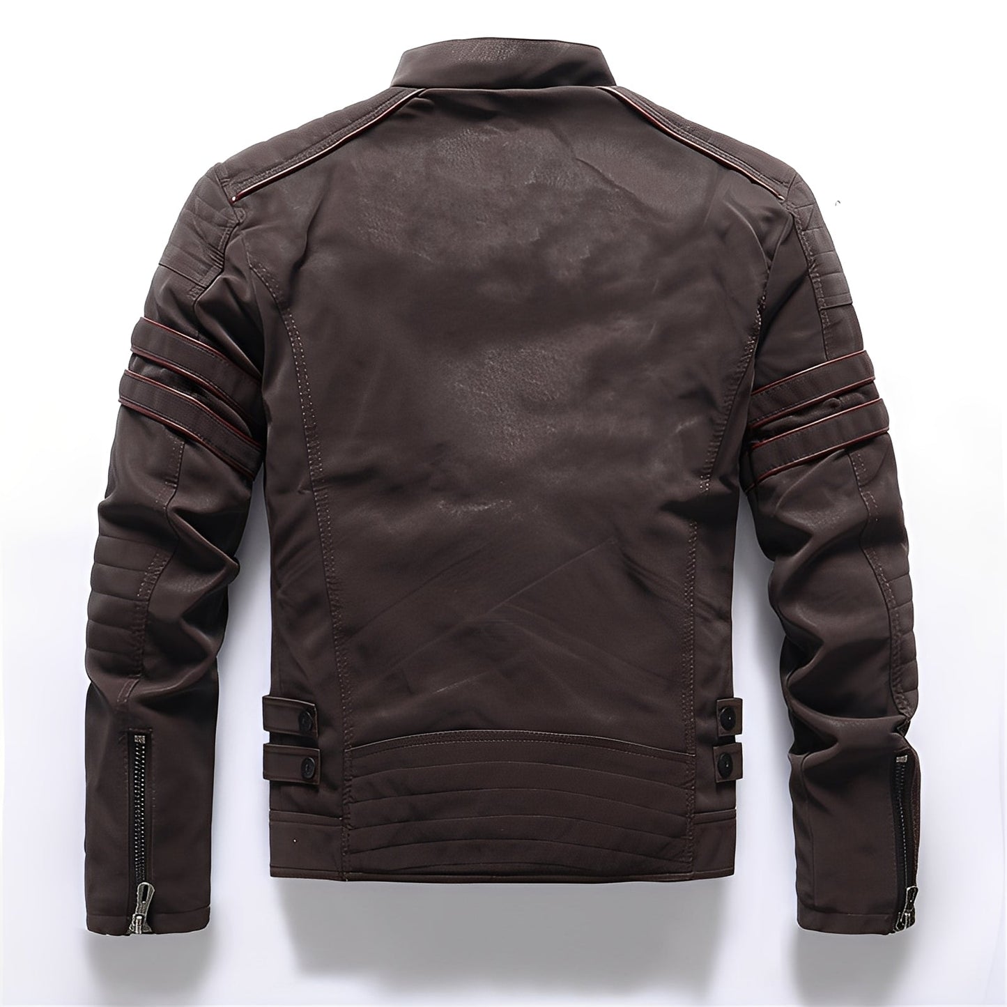 Dillan - Élégante veste en cuir de moto pour homme
