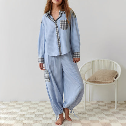 Elenora - Comodo e casual set pigiama a due pezzi per donne