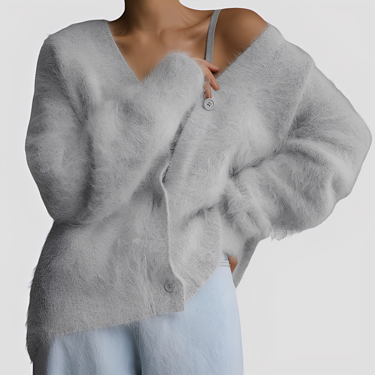 Lavena - Morbido Maglione Largo in Cashmere per Donne