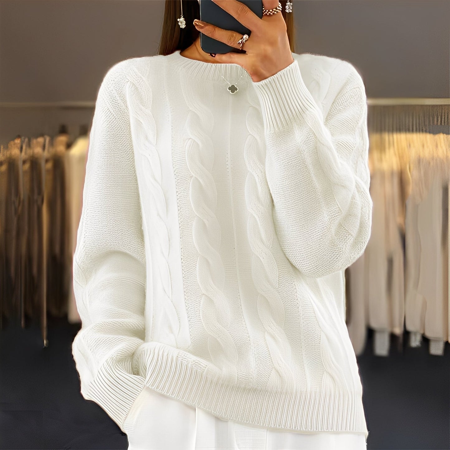 Leanne - Maglione classico e alla moda per donne