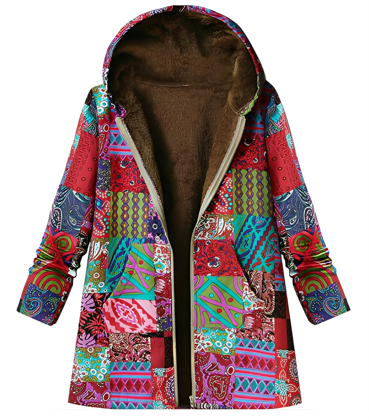 Jaslene - Giacca parka classica, spessa e calda per donne