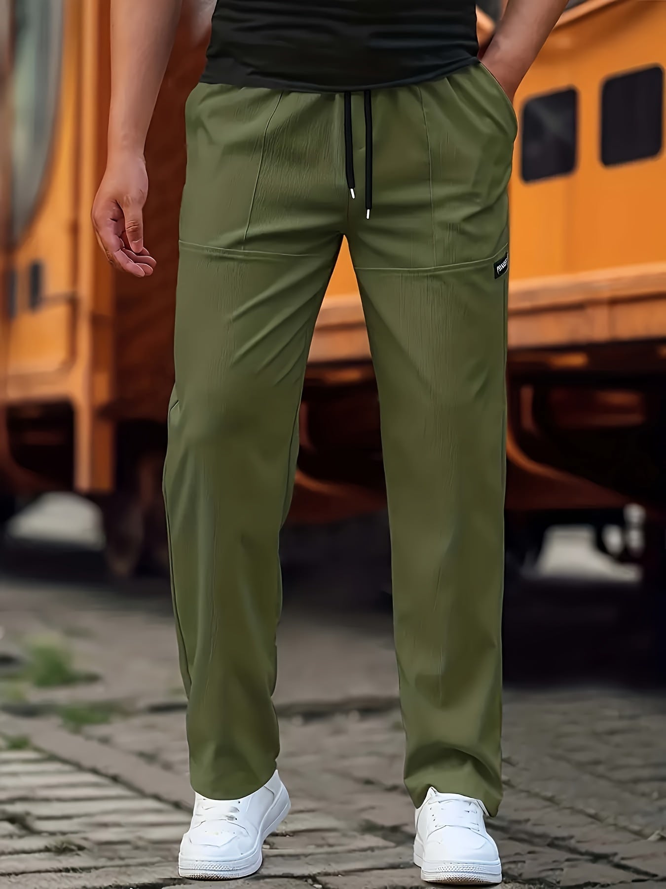 Esmund - Pantaloni sportivi da uomo con coulisse