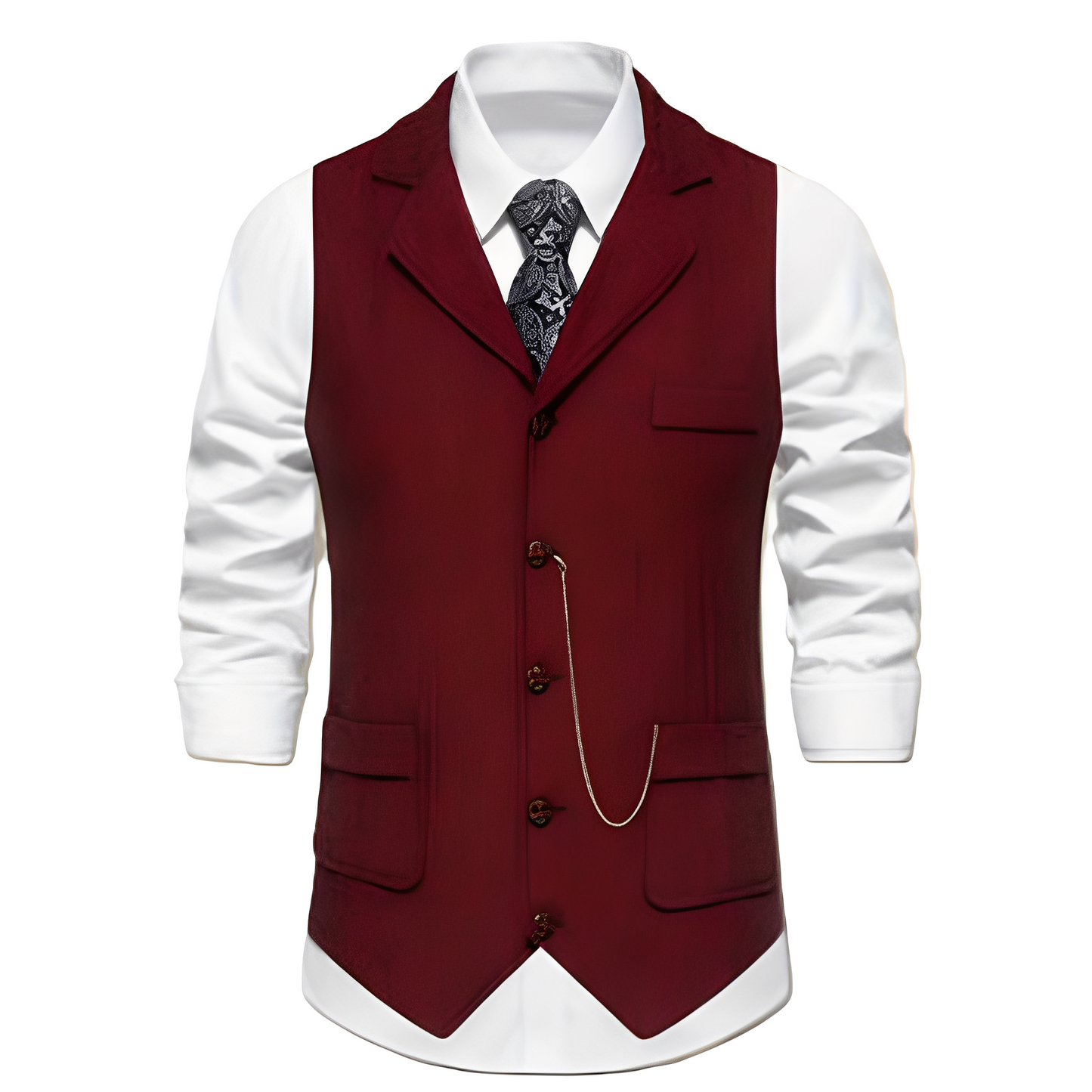 Luther - Giacca classica con disegno a spina di pesce per uomini