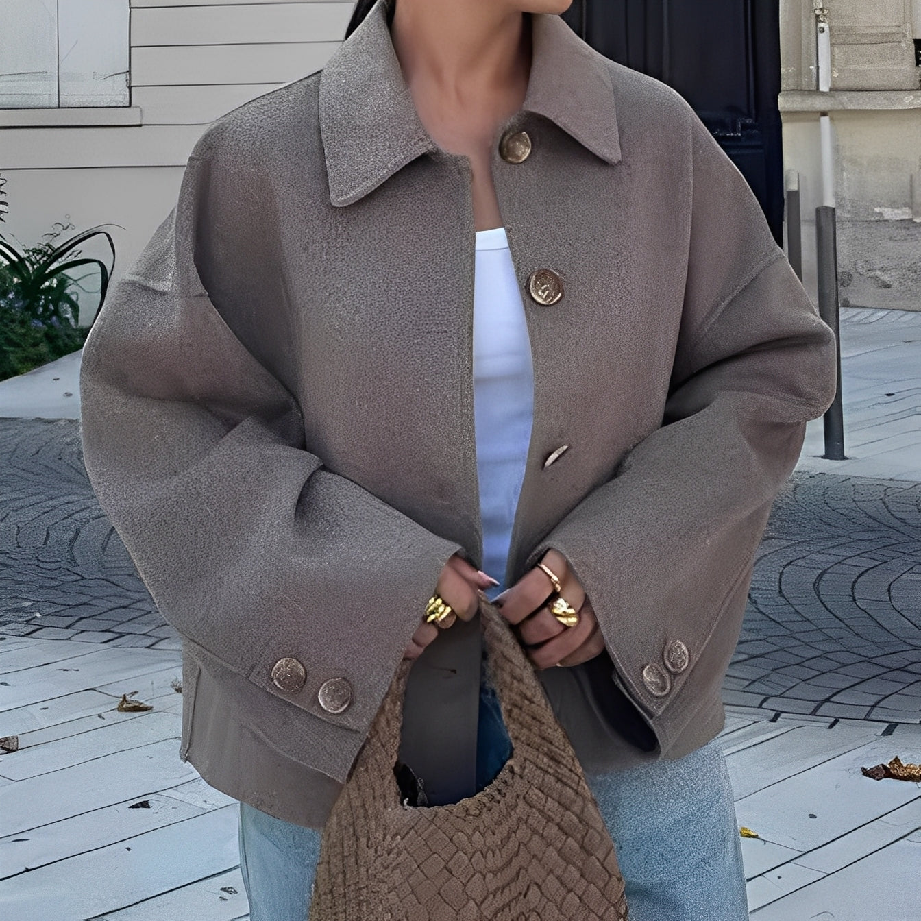 Patricia - Giacca raffinata con revers morbidi per donne