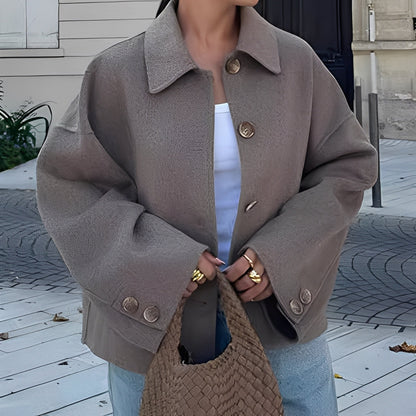 Patricia - Giacca raffinata con revers morbidi per donne