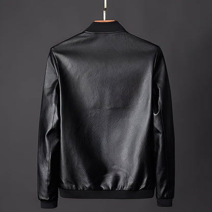 Jeremy - Giacca biker elegante in pelle per uomini