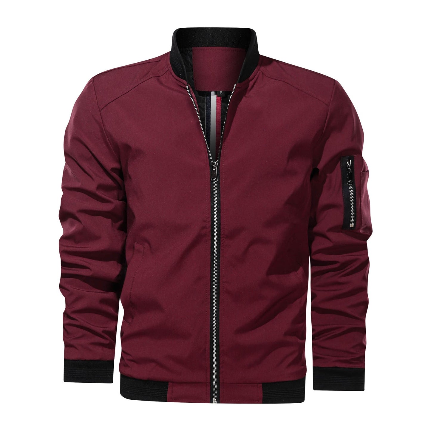 Rufus - Giacca bomber zip casual per uomini