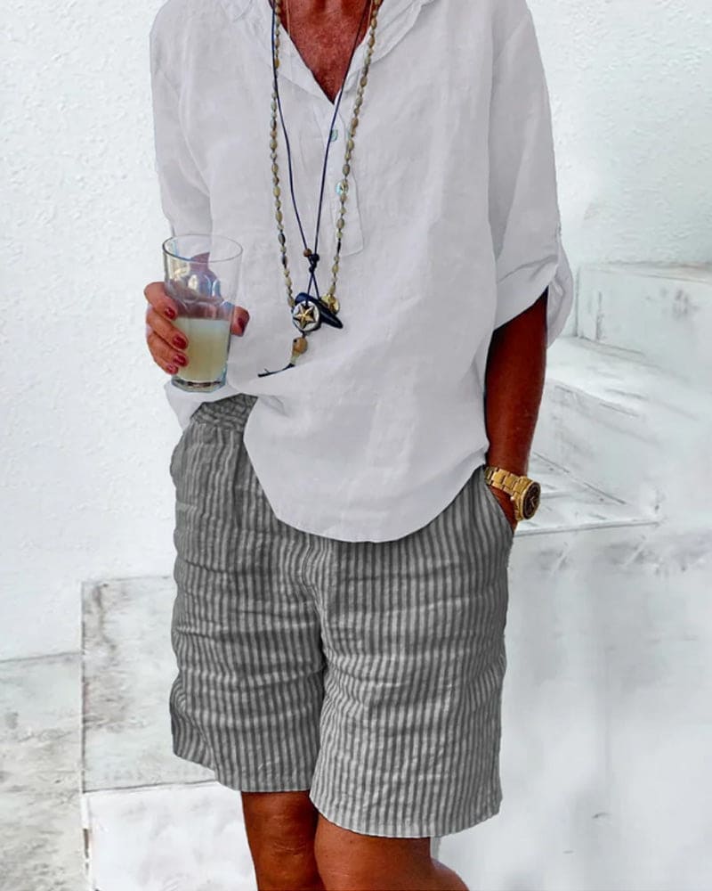 Élise – Shorts a righe