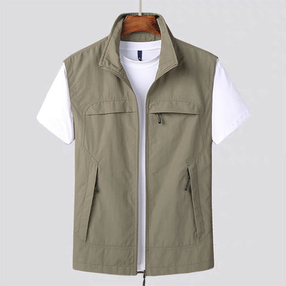 Marvin - Gilet casual con tasche per uomo