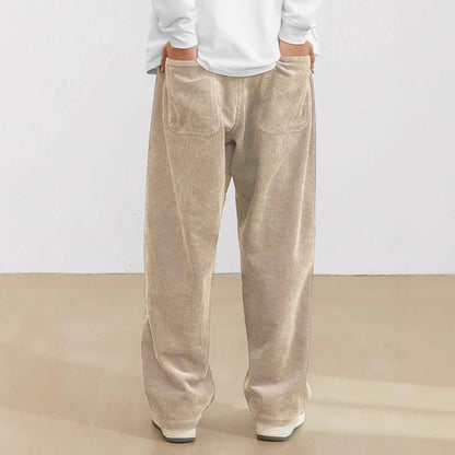Kenrick - Pantaloni uomo a coste dritte