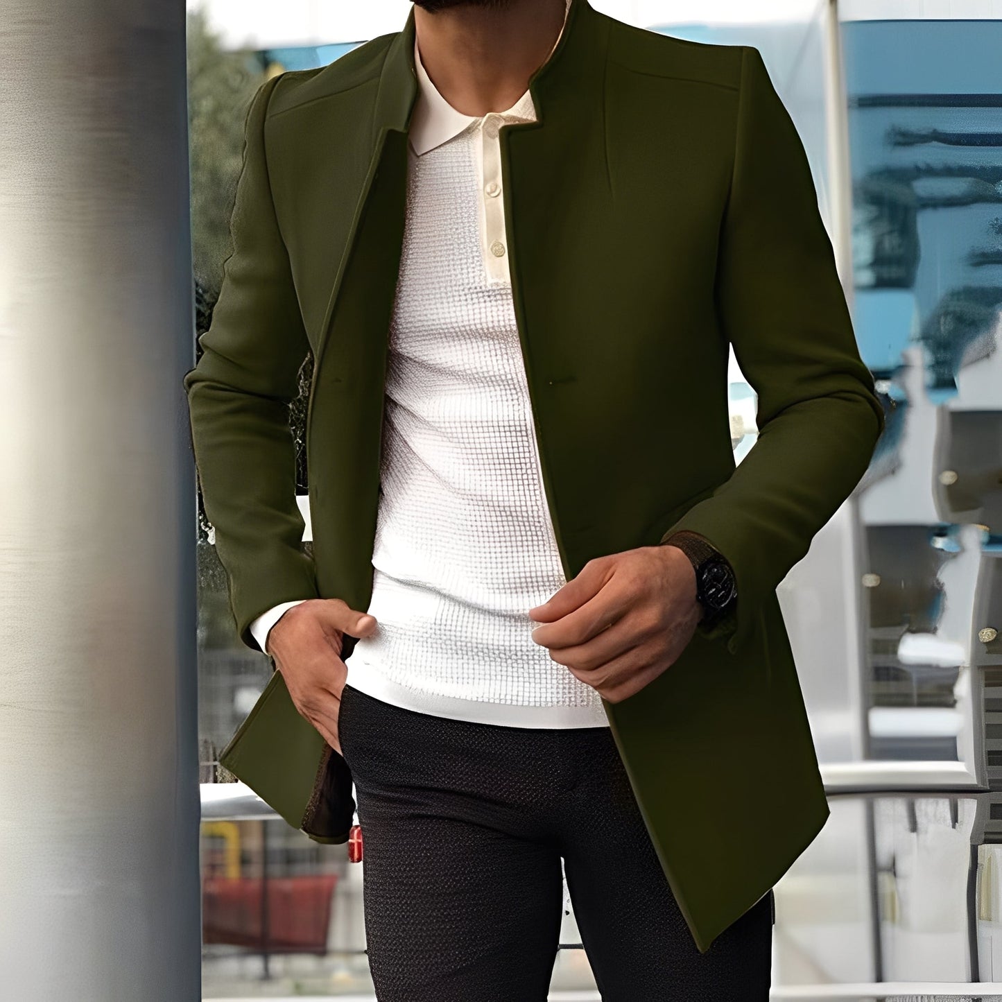 Joshua - Élégante veste ajustée pour hommes