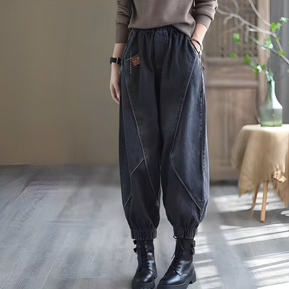 Shyanne - Jeans classici con vita elastica per donne