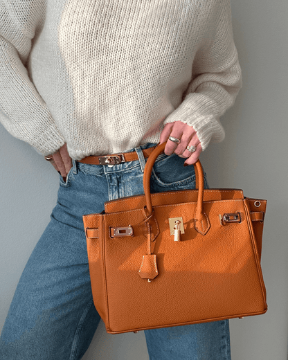 Grande borsa in pelle da donna - Lusso incontra funzionalità