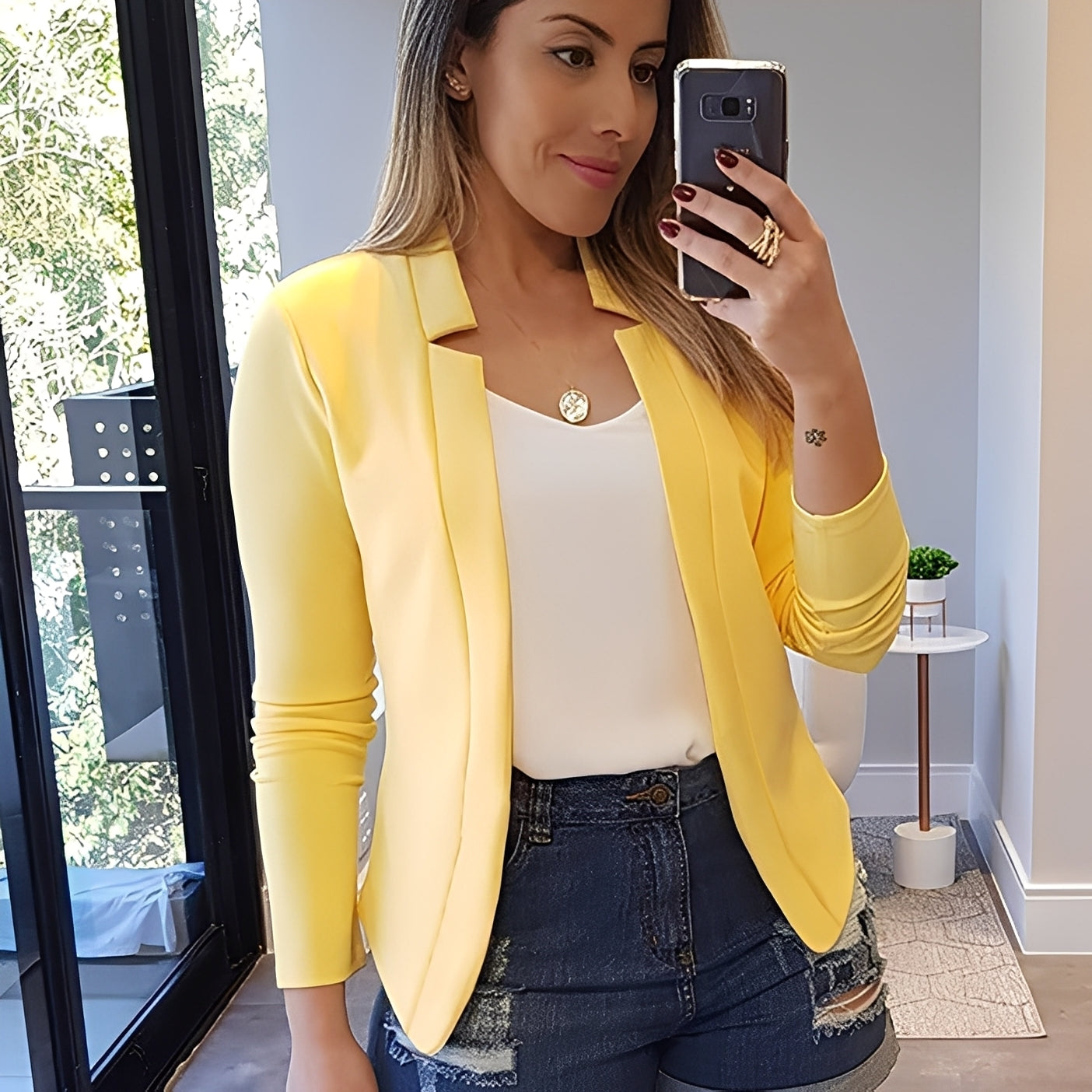 Marsha - Giacca raffinata con colletto a revers per donna