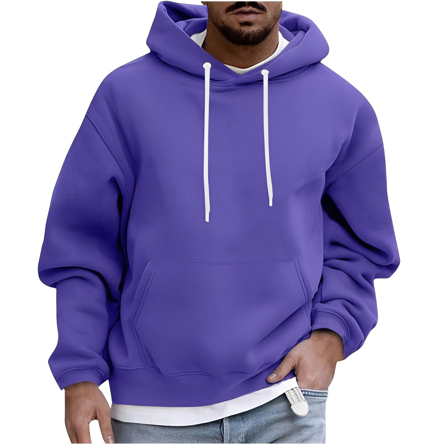 Benson - Hoodie casual caldo per uomini