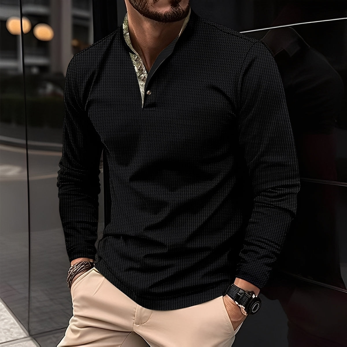 Chester - Polo Moderna con Colletto Revers per Uomo