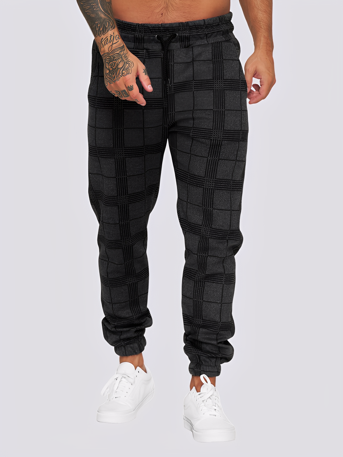 Jaeden - Raffinati pantaloni a quadri per uomo