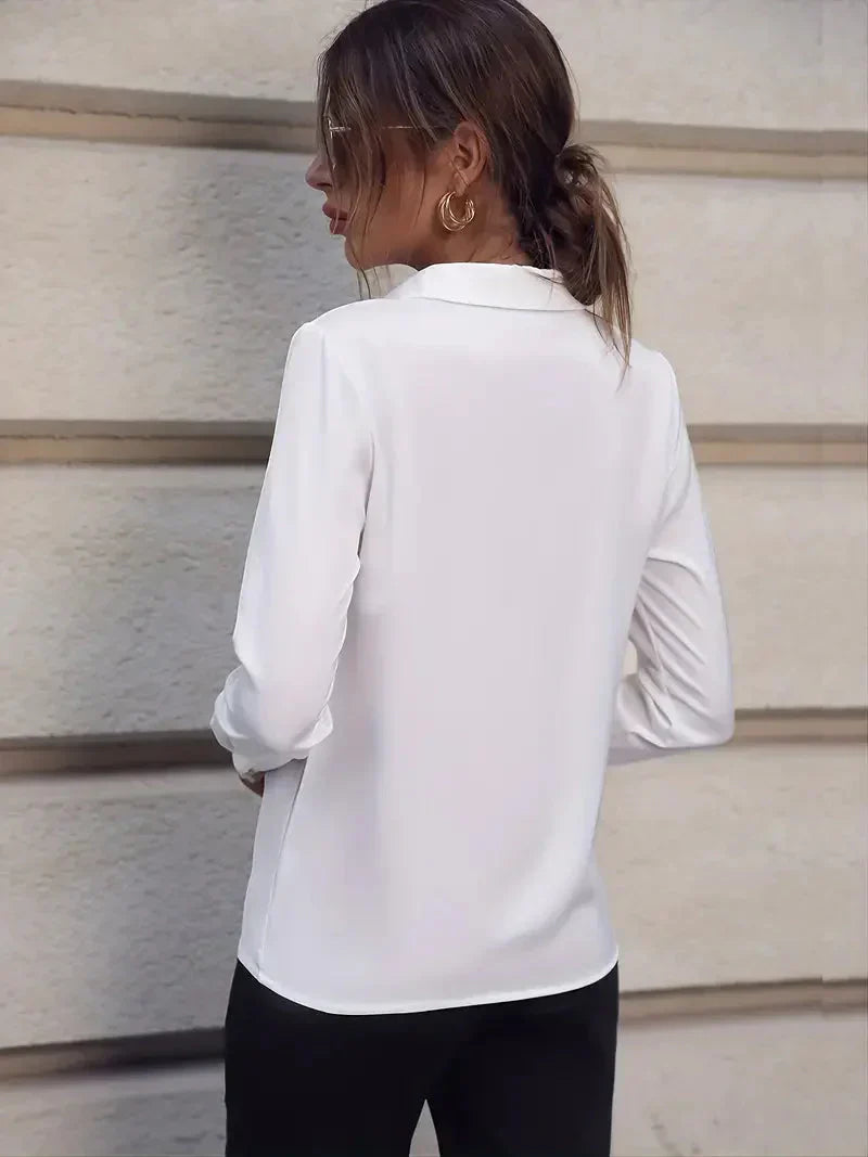 Sharlene - Camicia a Maniche Lunghe con una Vestibilità Perfetta