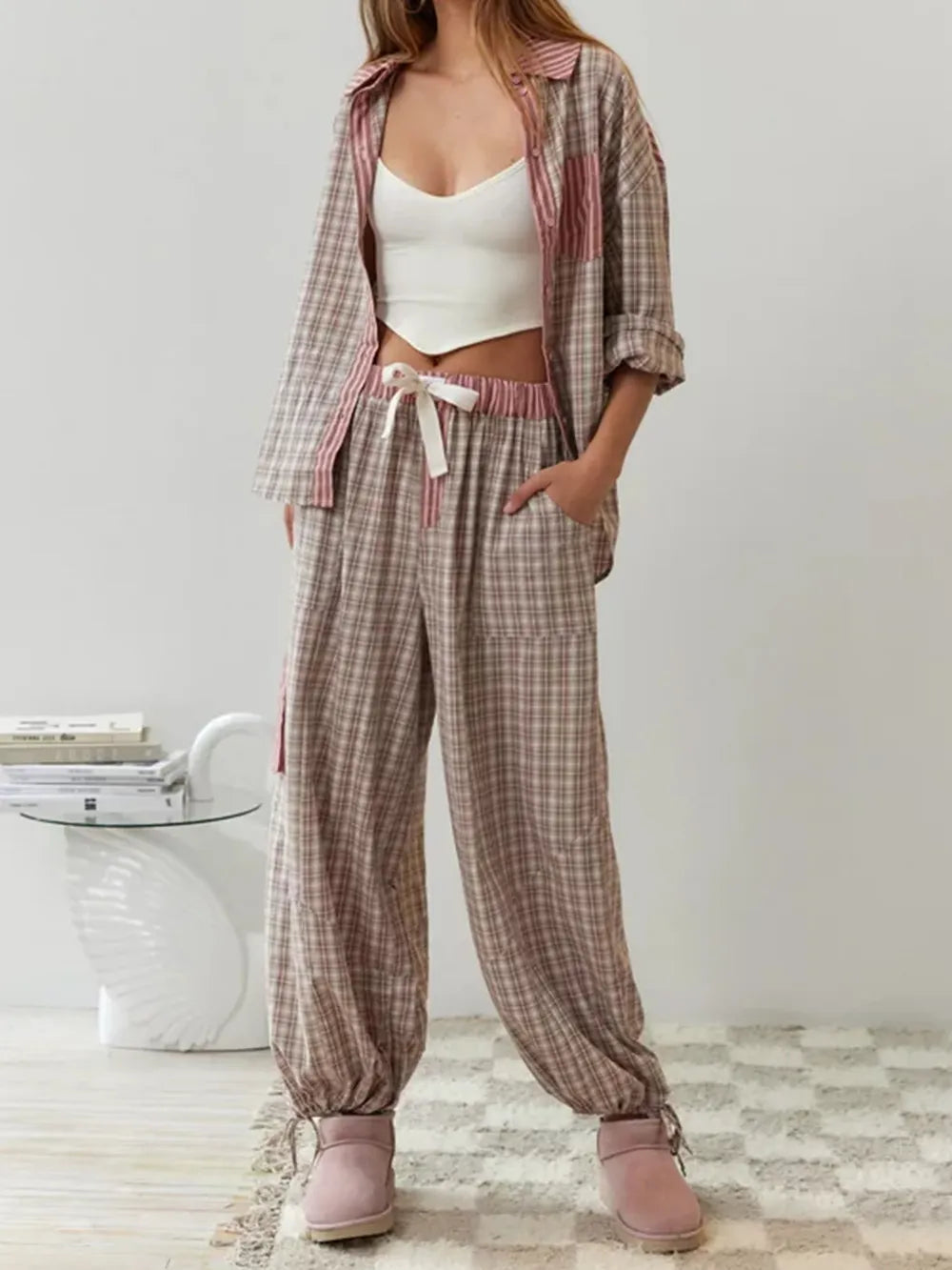 Elena – Set di Pigiama a Due Pezzi