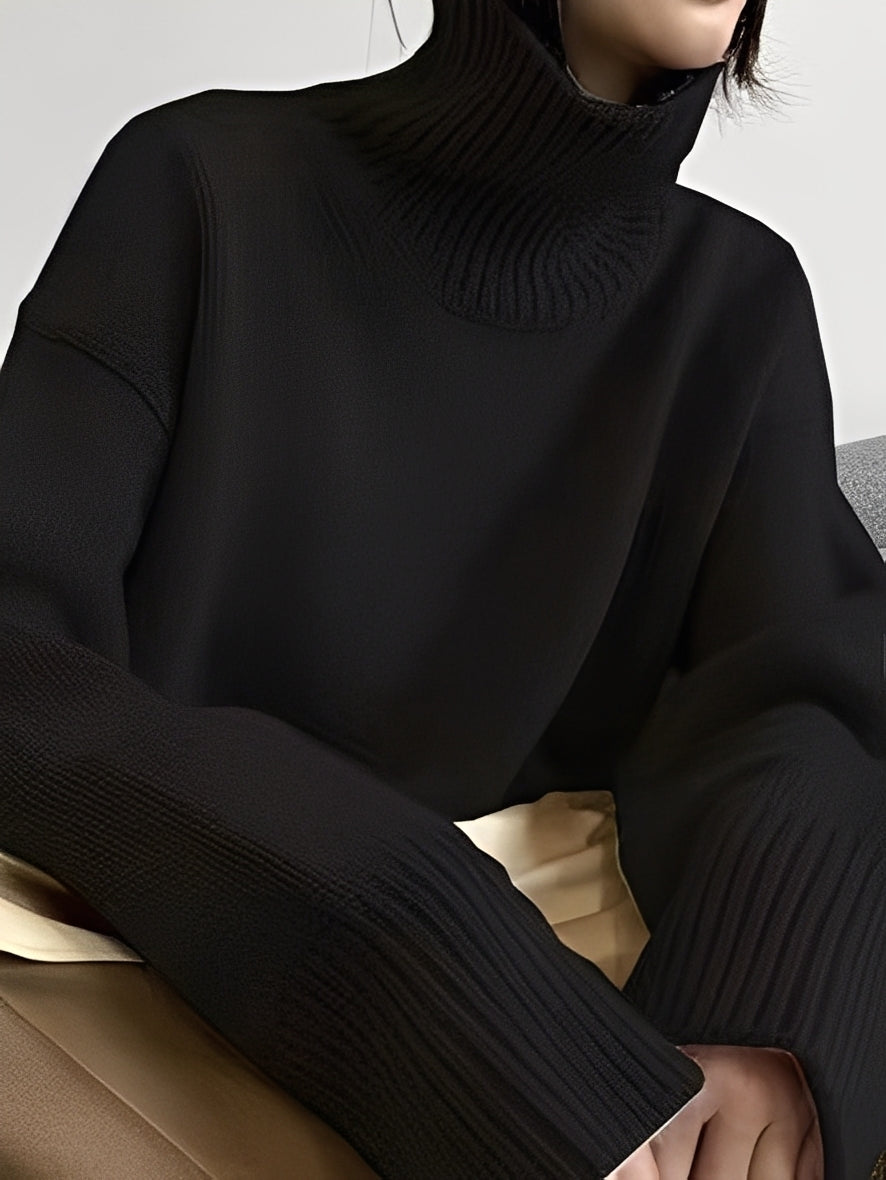 Yvette - Maglia a collo alto in cashmere per donne
