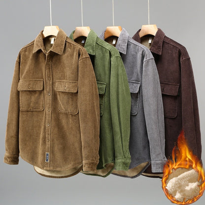 Callum – Camicia in Velluto a Coste Calda e Confortevole