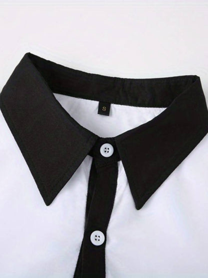 Tonie – Camicia Elegante con Contrasto dal Taglio Moderno