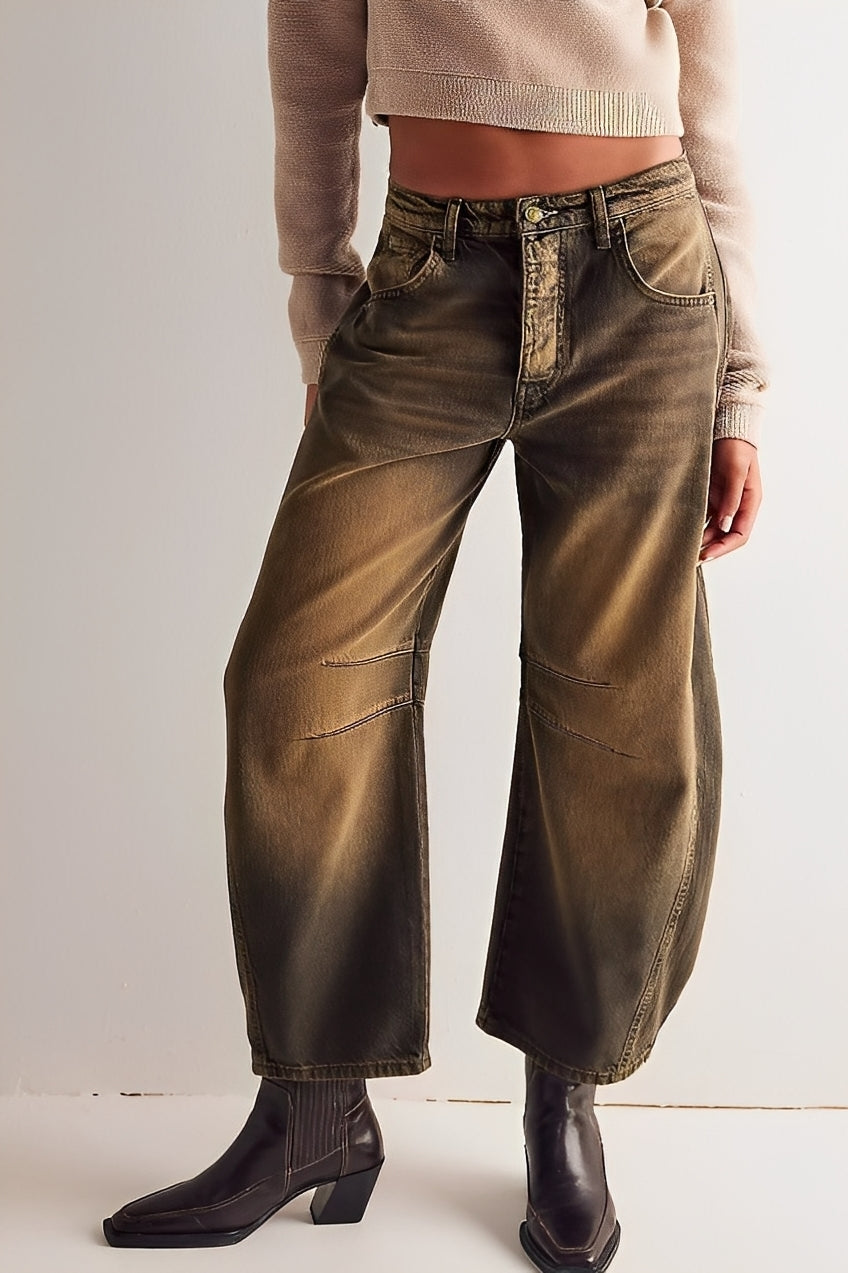 Jocelyn - Jeans larghi casual per donne