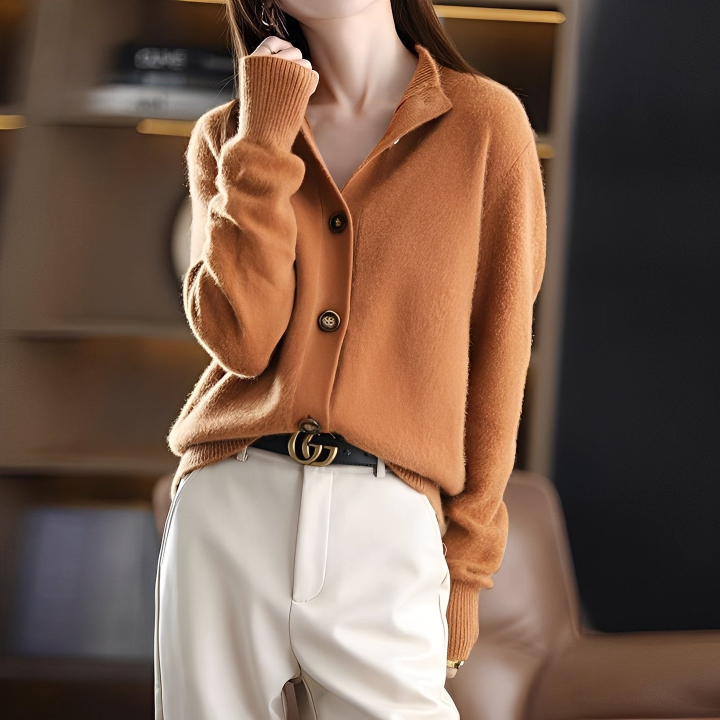 Emily - Cardigan elegante in maglia per donna