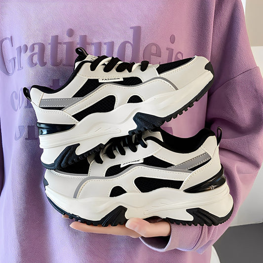 Sophie - Scarpe da ginnastica eleganti con suola spessa per donne